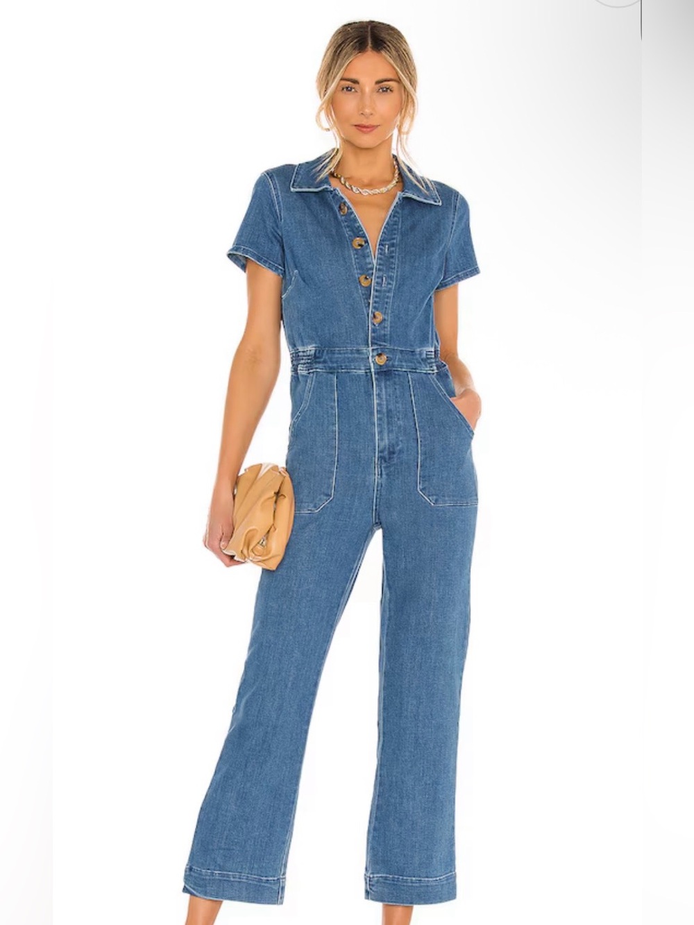 Show Me Your MuMu Emory Denim Jumpsuit
